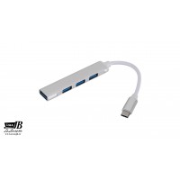 هاب 4 پورت تایپ سی USB3.0 مدل C809